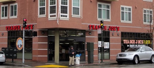 Trader Joes north beach where guests of the San Francisco custom private tour of stock up