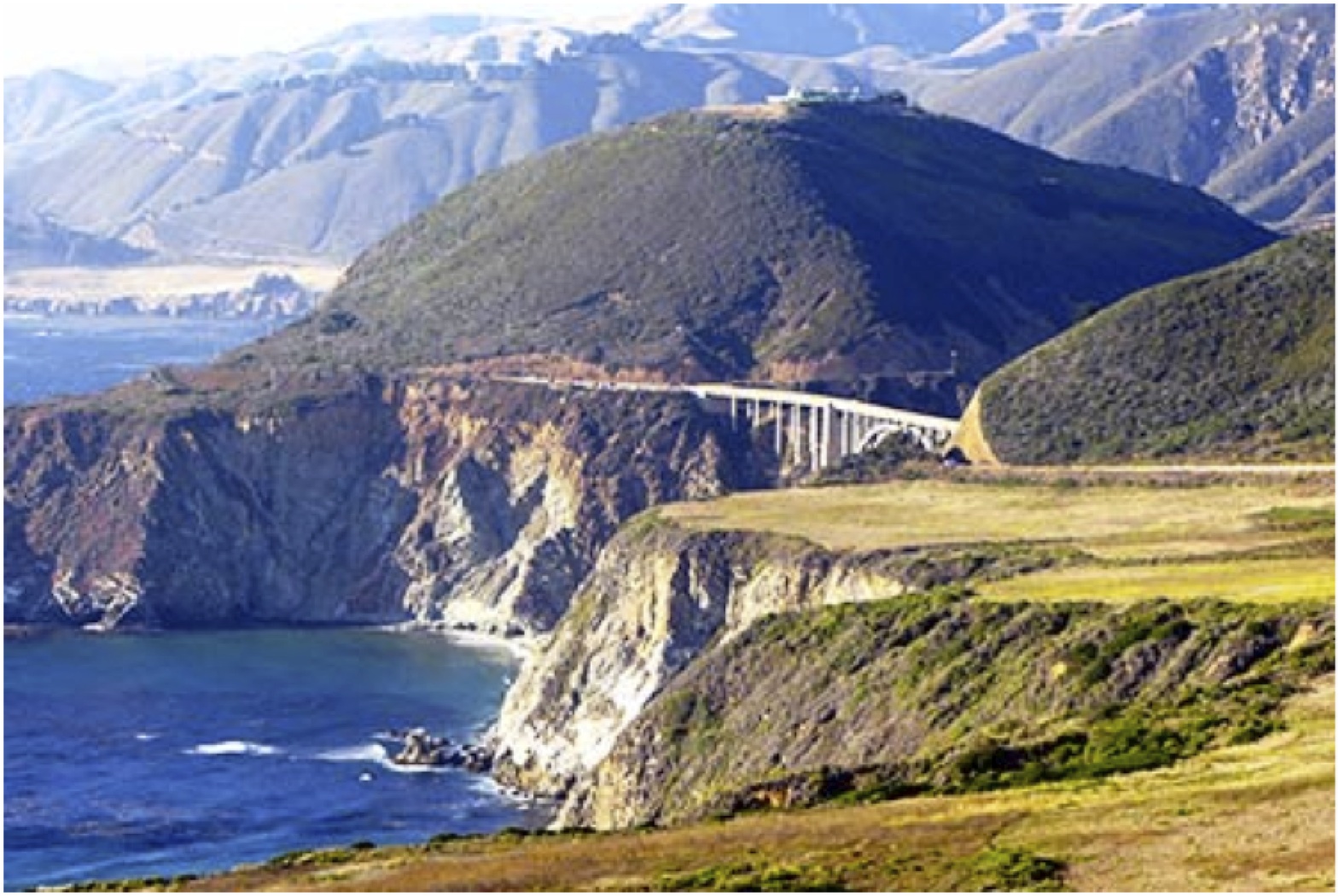 california-coast-highway as seen from the custom private tour of San Francisco