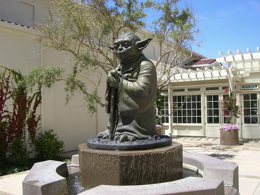 yoda as seen on the custom private tour of San Francisco's Presideo